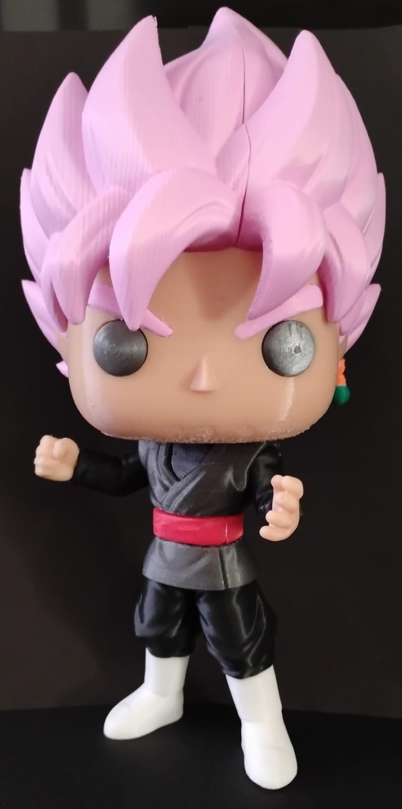 Boneco do Goku Black super sayajin rose